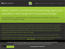 Tablet Screenshot of insynccreative.co.uk